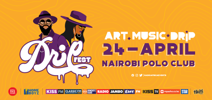 Drip Fest: Art, Music, Drip — 24 April, Nairobi Polo Club